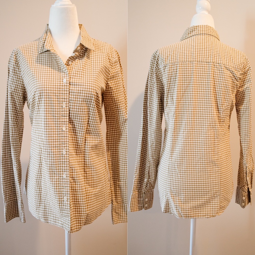 J Crew ‘The Perfect Shirt’ Gingham dress shirt